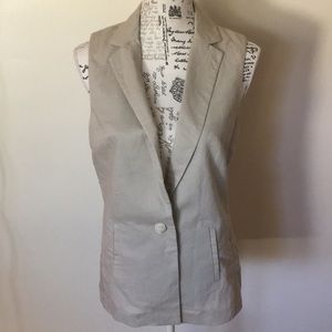 Savile Row vest - linen